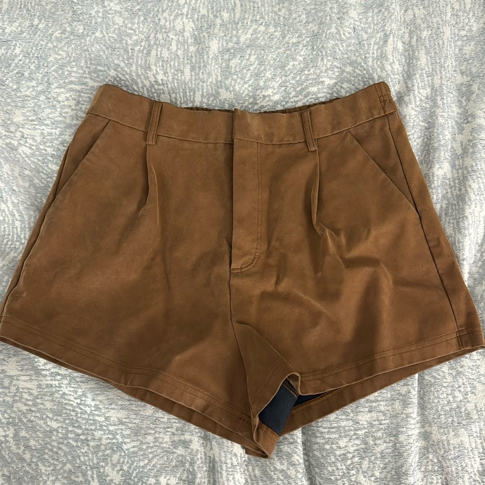 Free people suede shorts